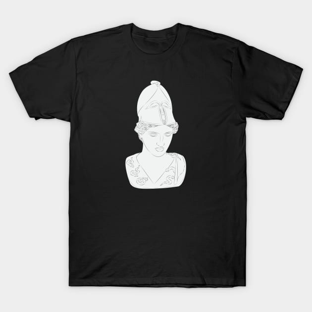 Athena - Goddess of War T-Shirt by LiLian-Kaff